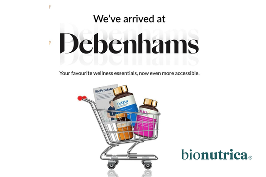 Bionutrica Now Available on Debenhams: Your Gateway to Premium Nutrition
