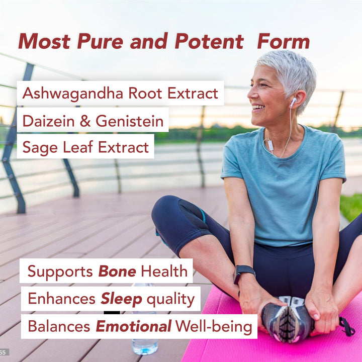 Menoreva by Bionutrica for women’s wellness- hormonal and menopause support, Bone health, sleep quality